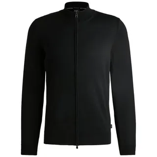 Boss Balonso Vollreißverschluss Pullover Black L
