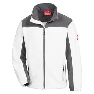 Nitras Fleecejacke Motion Tex Plus | 3XL | Arbeitsjacke | weiß