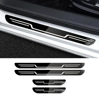 PBtsh Edelstahl Autotürschwelle für VW Golf 8 Mk8 2020-2023,Kratzfest und rutschfest Einstiegsleisten Willkommenspedal Schutz Auto Zubehör,A