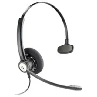 Plantronics Entera QD monaural On Ear Headset kabelgebunden Mono Schwarz Telefon