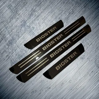 Einstiegsleisten Schutz für Dacia Bigster 2025 Zubehör (4 Stück), Edelstahl Autotürschwellenleiste Schwellerleisten