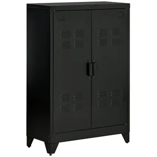 Homcom Aktenschrank 75 x 33 x 110 cm schwarz