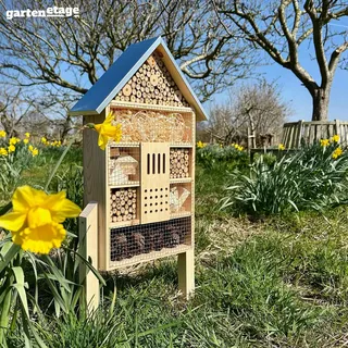 Insektenhaus für Bienen und Marienkäfer, 79x38x11,5 cm