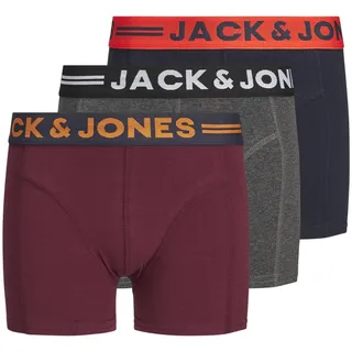 JACK & JONES Lichfield Trunks Boxershorts Jungen (3er Pack) - 176