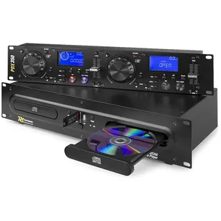 Power Dynamics PDX350 Doppel-CD-Player mit USB-MP3-Player
