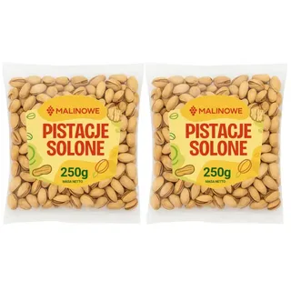 Malinowe geröstete gesalzene Pistazien exzellent 2x250g