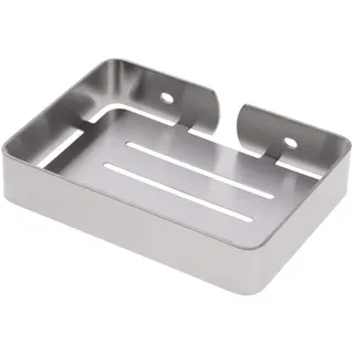 Tubayia Wandmontage Edelstahl Seifenschale Seifenhalter Seifenablage Seifenkorb für Badezimmer Dusche (Silber)