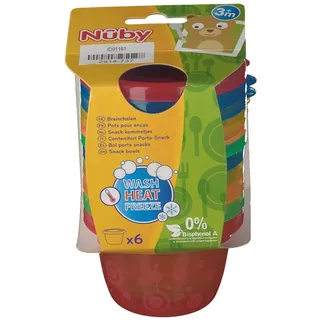Nuby Potje + Deksel 120 ml 6 St Becher