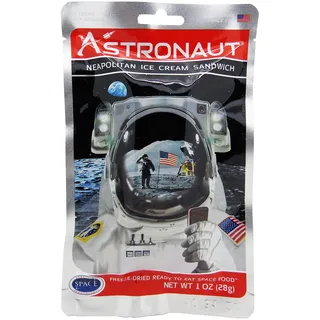 FunkyFoodShop Astronaut Food - Astronaut Neapolitain Eiscreme Sandwich