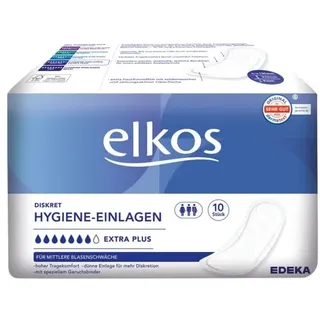 Elkos Hygiene Einlagen Extra Plus 10 St.