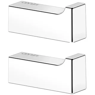 Keuco Handtuchhaken Edition 11 2er Set, (Set), aus Metall, verchromt, für Handtücher und Bademäntel, Wandmontage silberfarben
