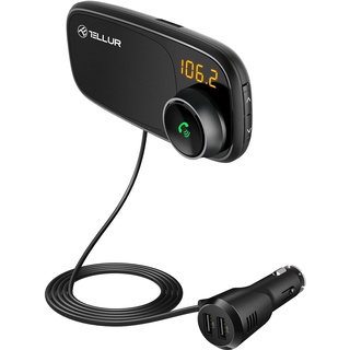 Tellur FM-Transmitter FMT-B6, Bluetooth, magnetisch, Schwarz