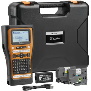 Brother P-Touch PT-E560BTVP Schwarz/Orange