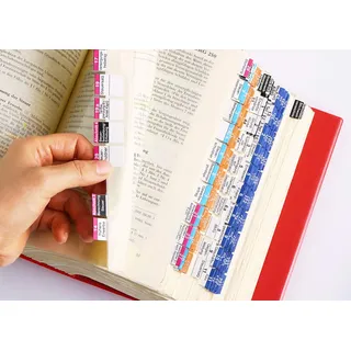 Steinfacher Griffregister fürs Steuerrecht -GESAMTPAKET, 1.900 Aufkleber mit amtlichen Überschriften inkl. 1.500 Folien und 2 Einklebeschablonen