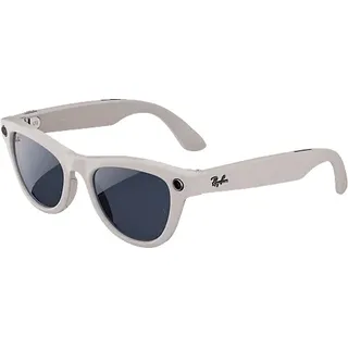Meta Ray-Ban Meta Skyler, glänzend Kreidegrau, Klar - Grau selbsttönend, AI Glasses