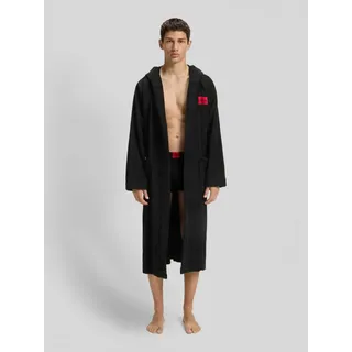 Hugo Terry Gown Bademantel - Black - S