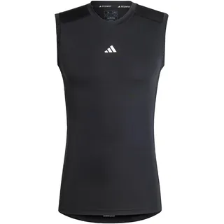 adidas TECHFIT Compression Training Sleeveless T-Shirt Black 2XLT