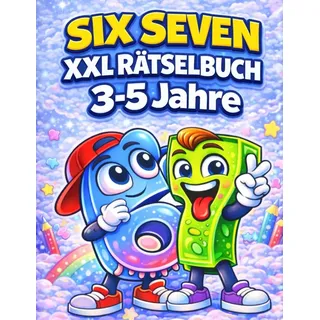 Independently published 67 Six Seven: XXL Rätselbuch für Kinder 3–5 Jahre