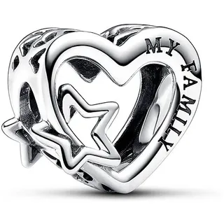 Pandora Familie Herz & Stern Silber 792829C00