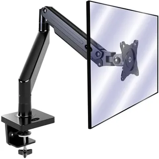 Invision Monitor Halterung für die 24-40 Zoll Bildschirme VESA 75-100 mm, Ergonomisch, Höhenverstellbar, Neigbar, Ausziehbar 2-15 kg (MX450)