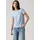 T-Shirt LEVI S TEE Minilogo Damen Gr L 40 chambray blau Jersey Obermaterial 100 Baumwolle unifarben figurbetont hüftlang Rundhals gerader Abschluss Shirts T-Shirt mit kleiner Logostickerei
