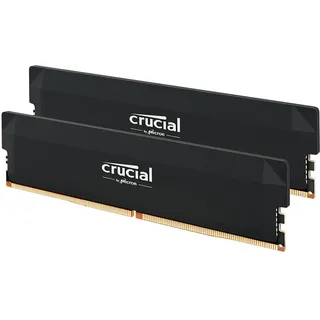 Crucial Pro DDR5-6400 32GB Kit (2x16GB) CL38 Schwarz CP2K16G64C38U5B