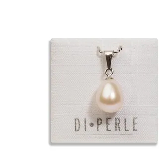 Adelia ́s Perlenanhänger Damen Perlenschmuck 925 Silber Süsswasser Perlen Anhänger, Damen Perlenschmuck weiß