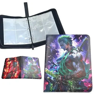 Sammelheft, Sammelalbum Karten, Karten Hüllen, Photocard Binder, Z-orro 4 Taschen 50 Seiten 400 Karten Sammelalbum, Album Cover, Sammelkarten Ordner