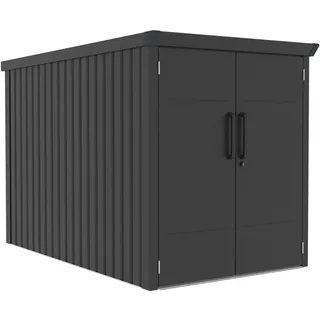 Westmann Velos 2 Fahrradgarage abschließbar schwarz 222 x 133 x 151 cm