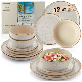 sänger Sänger, Tafelservice Rio Creme (12 Stück)