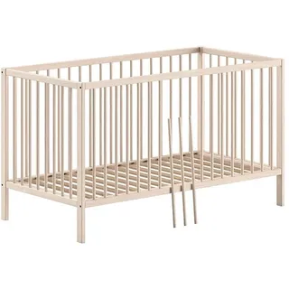 others BABYBETT Kara-lynn 144x84x76 aus Massivholz in Buche Natur