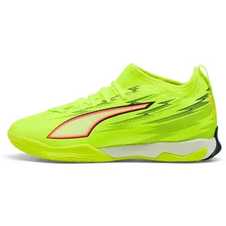 Puma Ultra 6 Match IT + Mid Jr Yellow alert/puma black/glowing red/lime squeeze 35