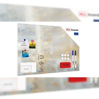 ALLboards Magnettafel 90,0 x 60,0 cm Beton