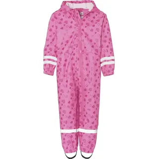 Playshoes Regen-Overall Herzchen Allover Pink 86