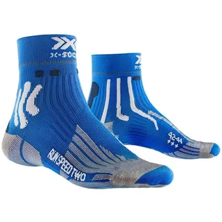 X-Socks Run Speed Two 4.0 Laufsocken Herren A018 twyce blue/arctic white 45-47