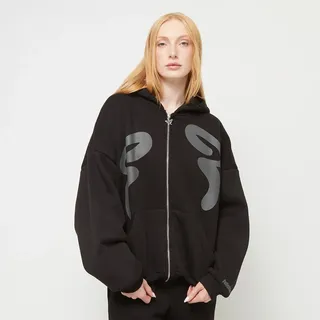Felicious Oversized Sweatjacke Damen Hoodies & Sweatshirts schwarz Größe XXS Bekleidung