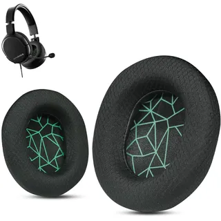 Krone Kalpasmos Ersatz-Ohrpolster für Arctis Nova Pro Wireless, Arctis 7 Ohrpolster, passend für SteelSeries Arctis 1, Pro, 3, 5, 7, 7+, 7p, 7X, 9, Nova Pro, Prime Wireless Headset, Grün