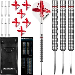 DESIGNA Patriot X England 90% - Steeldarts 22 Gramm