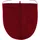 WC-Vorleger Prestige Rot 50 x 45 cm mit Ausschnitt