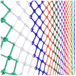Universal Schutznetz Sicherheitsnetz Spielplatz Seilnetz Nylon Balkon Treppenschutznetz Buntes Nylon Decken und Wanddekorationsnetze Frachtnetz Gartenzaunnetz(Size:1*1m(3*3ft),Color:Bunt)