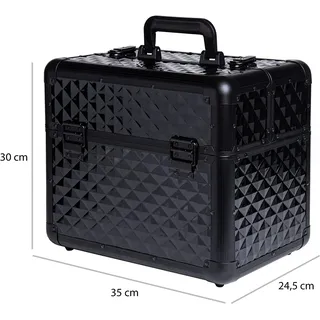 NeoNail Professional NEONAIL Kosmetikkoffer - Nagellack Aufbewahrung - Beauty Case - Nail Art - Koffer klein - Größe S