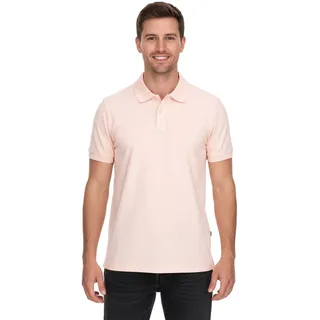 ELEVATE Calgary Herren Polo-Shirt Baumwolle Polo-Hemd Pique-Strick 200 g/m2 3808091 Rosa-Blush - M