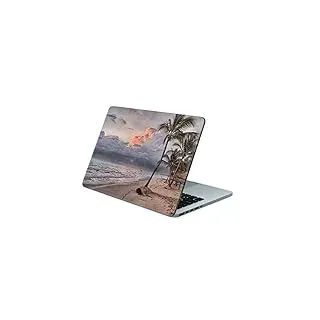 Skins4u Folie Sticker Skin Vinyl Aufkleber mit farbenfrohen Motiven für bis 10 Zoll 25.4x20.3cm Laptop Skin Decal Cover Beach