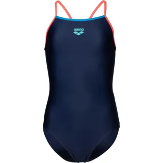 Arena Girl's Swimsuit Light DR Navy-Fluo RED-Fluo RED-Blue CH - 116 - 116