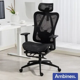 Ambiness Bürostuhl BackPro Mesh schwarz