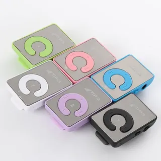 Leser Speicher SD Spieler Musikinstrument MP3 Clip Mini USB Schwarz Pink Grün Ny