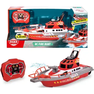 DICKIE RC-Boot Feuerwehrboot CH RTR rot