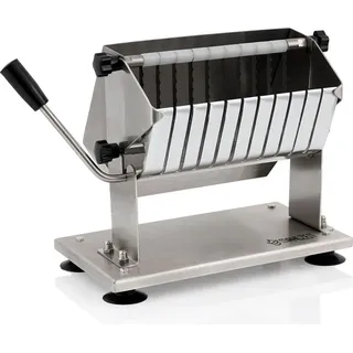 Mahlzeit Edelstahl Currywurstschneider für 18 mm Scheiben 10 scharfe Messer