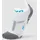 Laufsocken doppellagig Herren white/grey 39-41