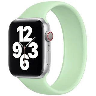 Silikon Solo Loop für das Apple Watch | 44/45/46/49 mm - Größe 6 - Pistachio